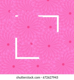 spring flower background. red rose, white frame. vector illustration. for greeting card to 8 march, wedding invitation, holiday background, discount banner