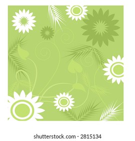 spring flower background vector