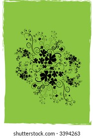 spring flower blank