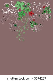 spring flower blank