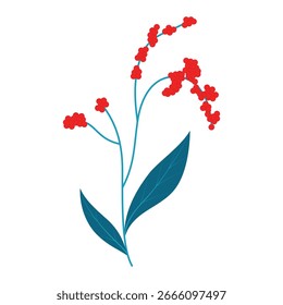 spring flower color trendy element