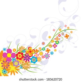 Spring Flower colorful Background