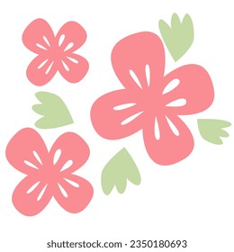 flor de primavera para el diseño de decoración, fondo