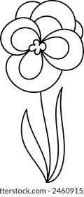 Ilustración vectorial de garabato de primavera