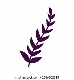 Spring flower flat design decoration