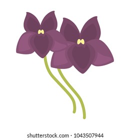 Spring flower flat icon