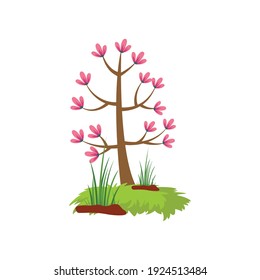 Spring Flower Flat Icon Design