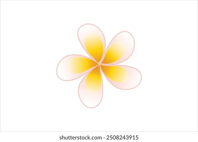 Spring Flower Flat Sticker Design