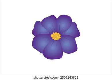 Spring Flower Flat Sticker Design