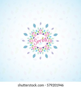 Spring Flower logo.