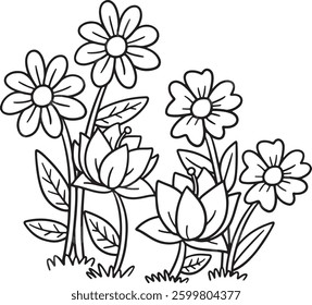 Spring Flower look a very buteful