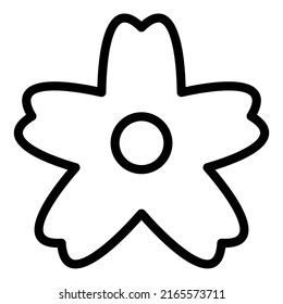 vector de icono de la naturaleza de la flor de primavera
