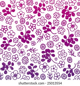 Spring flower pattern