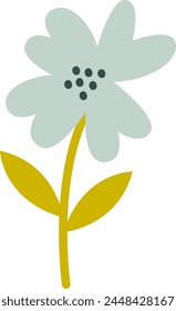 Spring Flower Plant Vector Illustration