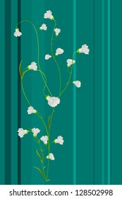 Spring flower print, decorative background