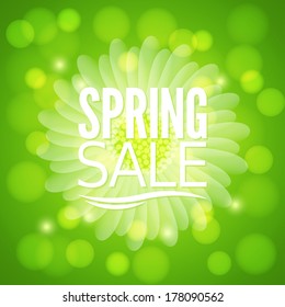 spring flower sale design background