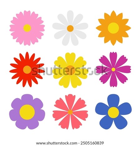 Similar – Image, Stock Photo Chrysanthemum in bloom with small closed flower