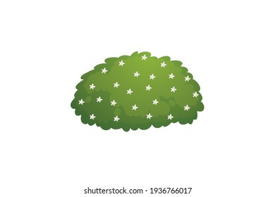 Spring Flower Underbrush Vector Icon