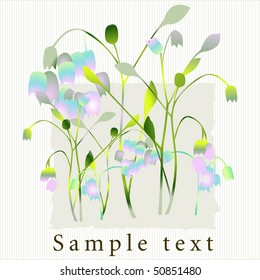 spring flower vector illustration