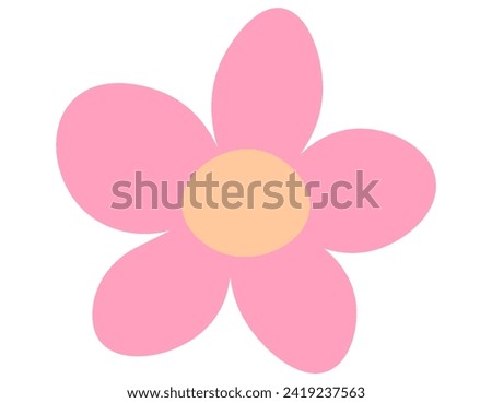 Spring flower vector illustration. The flourishing plants showcased splendor season The beautiful flowers in full bloom were sight to behold The season renewal brought forth profusion colorful blooms