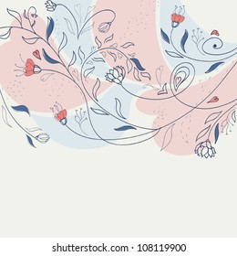 Spring flowering branch