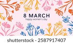Spring flowers. 8 March, womens day, mother