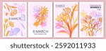 Spring flowers. 8 March, womens day, mother