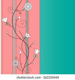 Spring flowers background