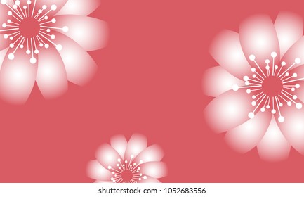 Spring Flowers Background in Minimal Style. Vector Snowdrops. Beautiful Background with Isolated Spring Flowers for Card, Invitation, Postcard, Brochure, Banner, Flyers, Creative Design. Flowering.