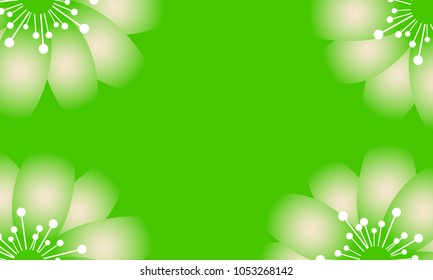 Spring Flowers Background in Minimal Style. Vector Snowdrops. Beautiful Background with Isolated Spring Flowers for Card, Invitation, Postcard, Brochure, Banner, Flyers, Creative Design. Flowering.