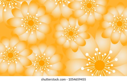 Spring Flowers Background in Minimal Style. Vector Snowdrops. Beautiful Background with Isolated Spring Flowers for Card, Invitation, Postcard, Brochure, Banner, Flyers, Creative Design. Flowering.