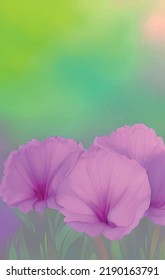 spring flowers background with pastel colors
