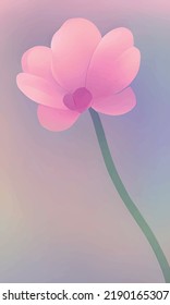 spring flowers background with pastel colors