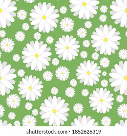 Spring flowers background. Vector illustration