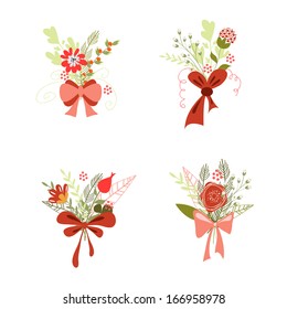 spring flowers for bouquets in vintage style