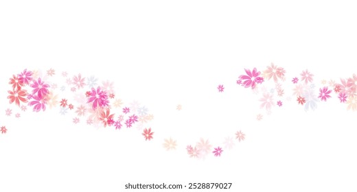 Flores de primavera: flores de cerezo y pétalos que caen ilustración de acuarela de fondo con algunos círculos de partículas similares bokeh y mariposas tonificadas.