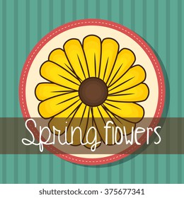 spring flowers design 