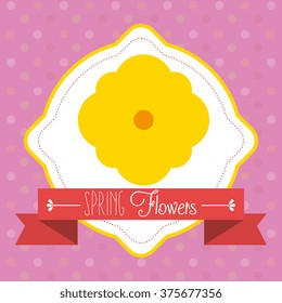 spring flowers design 