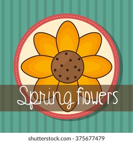 spring flowers design 
