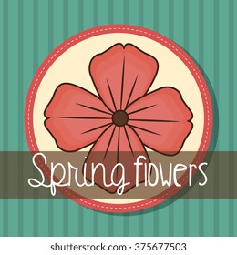 spring flowers design 