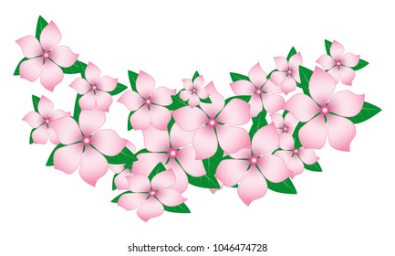 Spring Flowers Frame. Beautiful Background with Isolated Flowers for Card, Invitation, Postcard, Brochure, Banner, Flyers. Flower Composition with Text for Your Creative Design. Spring Flowering.