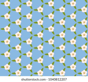 Spring flowers motif pattern tiny simply foral geometrical allover vector design. Vintage floral vine pattern all over print block for fabric, apparel textile, fashion garment, wrapping, shopping bag.