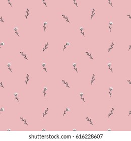 Spring flowers pattern