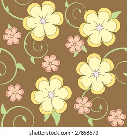 spring flowers seamless