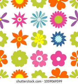Spring flowers seamless pattern Small floral illustration and vector pattern fabric flower pattern
