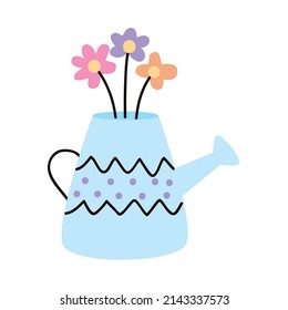 Frühlingsblumen auf dem Sprinklersymbol