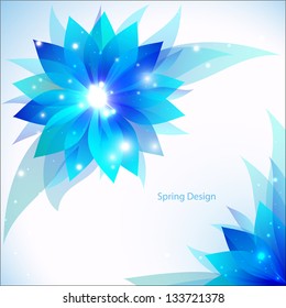 Spring Flowers. Vector illustration for your business presentation