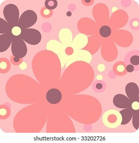Spring flowers. Vectors illustration