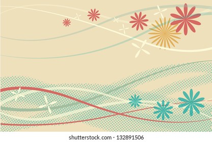 spring flowery background