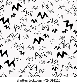 Spring flying birds seamless pattern. Vector illustration